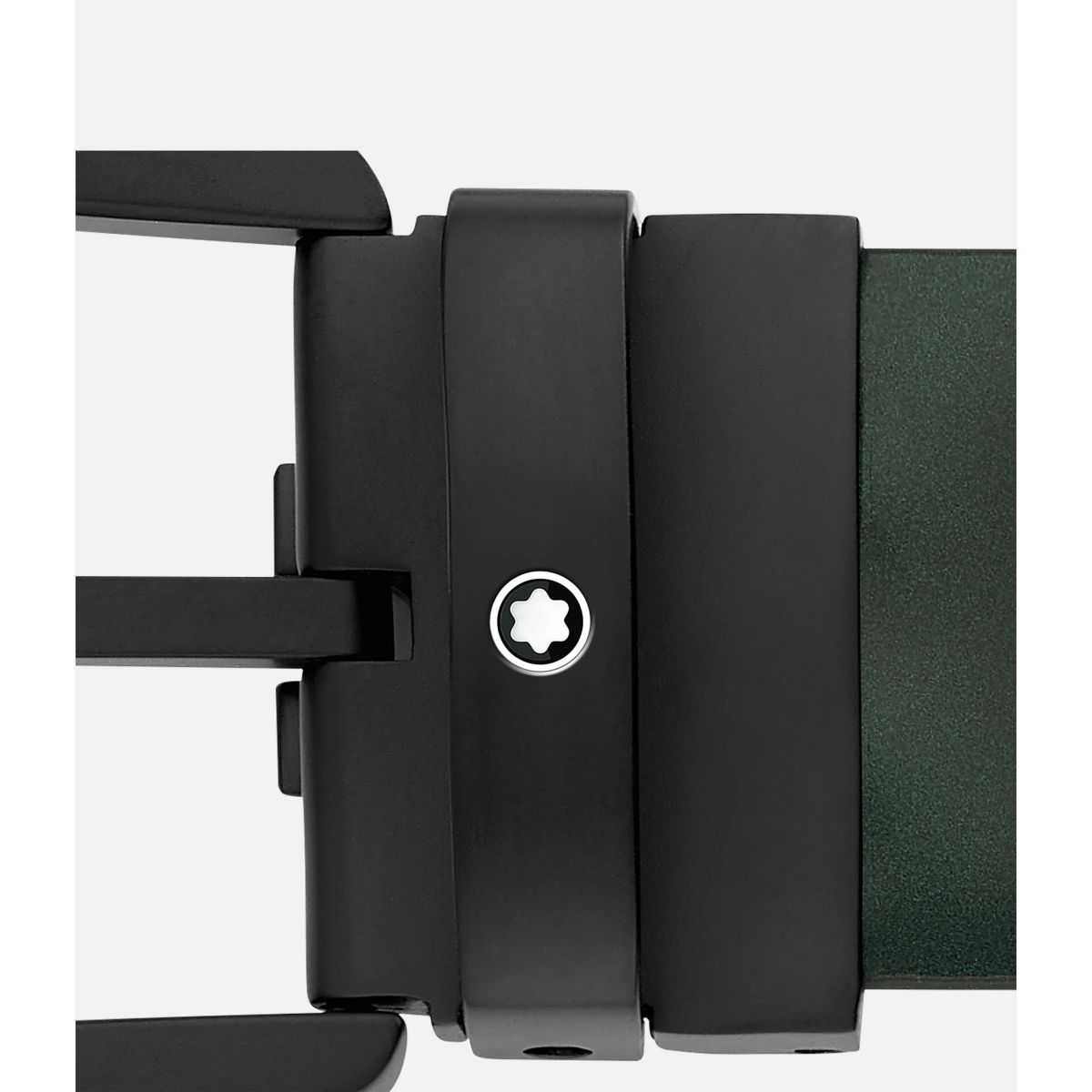 Ремень Montblanc классический широкий темно зеленый | MB129428 Ремень Montblanc классический широкий темно зеленый | MB129428